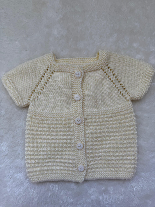 Handstickad Babyväst